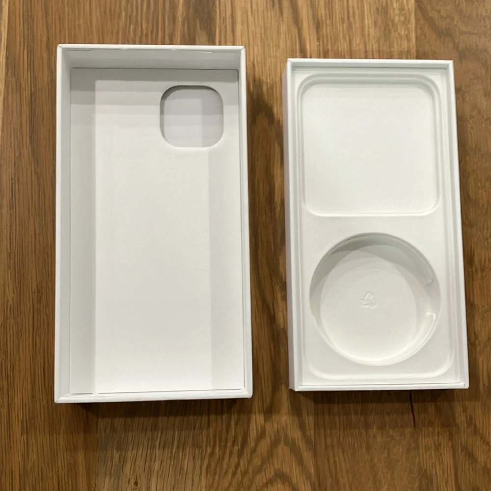 Apple Black iPhone 15 Plus White Box EMPTY BOX ONLY